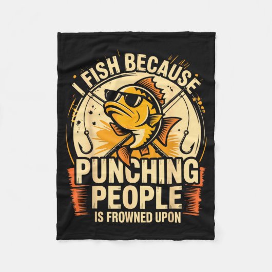 Couverture Polaire Sarcastic Fishing Lover Funny Dark Humor Men Dad C (Devant)