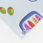 Couverture Polaire Sardines et citrons (Coin)