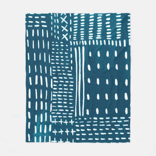 Couverture Polaire Sashiko Stitches (Devant)