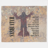 Couverture Polaire Sasquatch (Devant (Horizontal))