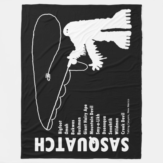 Couverture Polaire Sasquatch Angler Petroglyph (Devant)