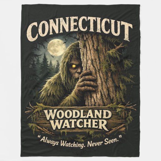 Couverture Polaire Sasquatch Bigfoot (Devant)