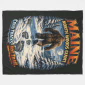 Couverture Polaire Sasquatch Bigfoot (Devant (Horizontal))