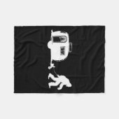 Couverture Polaire Sasquatch Rv Motorhome Camng Bigfoot Campervan Fun (Devant (Horizontal))