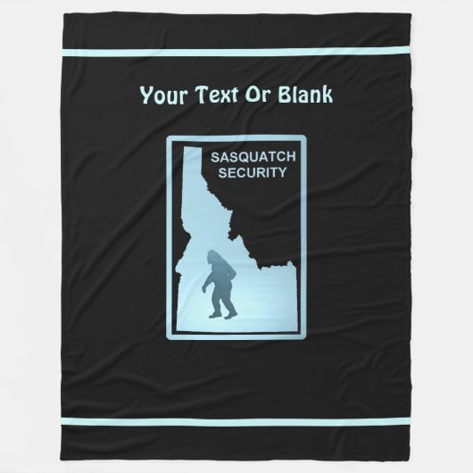 Couverture Polaire Sasquatch Security - Idaho (Devant)