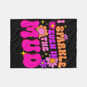 Couverture Polaire Sassy sparkle even in mud mudder squad mudding (Devant (Horizontal))