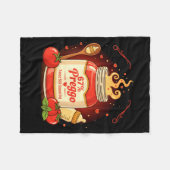 Couverture Polaire Sauce Preggo Pâtes Annonce de Grossesse Drôle 67 (Devant (Horizontal))