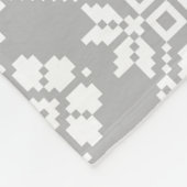 Couverture Polaire Saulite de Sun Auseklis gris traditionnel letton (Coin)