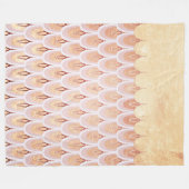 Couverture Polaire Saumon brillant Parties scintillant rose Sirène éc (Devant (Horizontal))