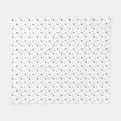Couverture Polaire Saupoudrer de minuit : (Devant (Horizontal))