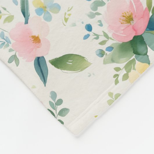 Couverture Polaire saute pastel (Coin)