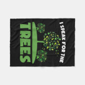 Couverture Polaire Sauvez Notre Planète Pour Des Arbres De Protection (Devant (Horizontal))