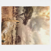 Couverture Polaire Savanna Cheetah (Devant (Horizontal))
