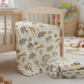 Couverture Polaire Savanna Sunrise Safari Pattern ID1259