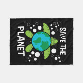 Couverture Polaire Save the Planet - Protection De l'environnement Ea (Devant (Horizontal))