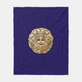 Couverture Polaire Savoy Logo blanket navy (Devant)