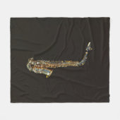 Couverture Polaire Saxophone (Devant (Horizontal))