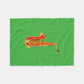 Couverture Polaire Saxophone (Devant (Horizontal))