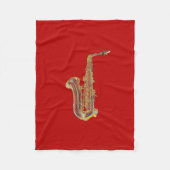 Couverture Polaire Saxophone (Devant)