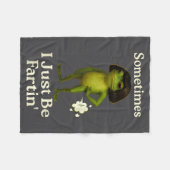 Couverture Polaire Saying Sometimes Just Fartin Frog Frog I (Devant (Horizontal))