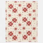 Couverture Polaire Scandi Starburst Snowflake (Devant)
