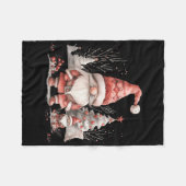 Couverture Polaire Scandinavian Christmas Gnome Red Berries T Shirt  (Devant (Horizontal))
