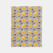 Couverture Polaire Scandinavian Gingerbread & Citrus Holiday (Devant)