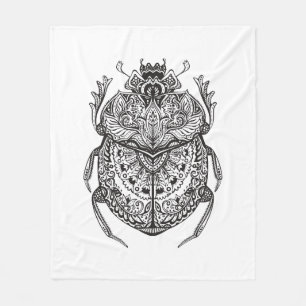 Couverture Polaire Scarabée africain Zendoodle