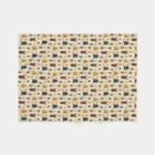 Couverture Polaire Scarabées vintages (Devant (Horizontal))