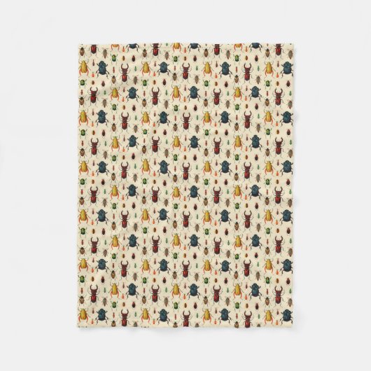 Couverture Polaire Scarabées vintages (Devant)