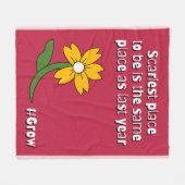 Couverture Polaire Scariest Place Is Staying the Same  (Devant (Horizontal))