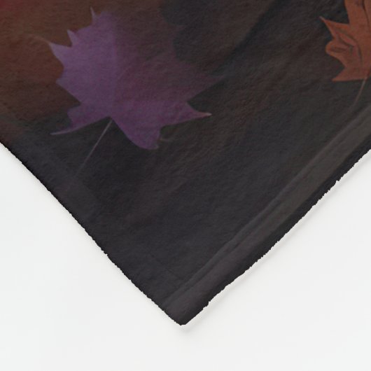 Couverture Polaire Scary d'Halloween Citrouille Samoyé (Coin)