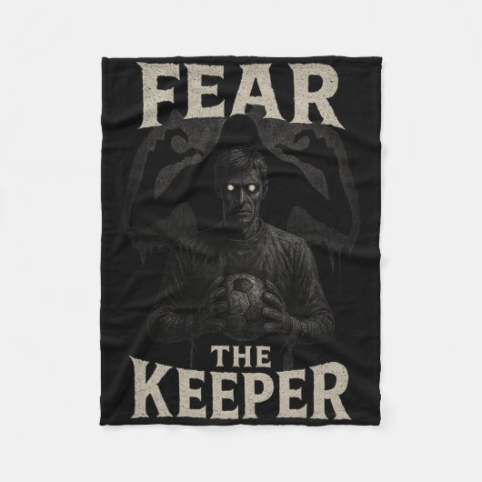 Couverture Polaire Scary Soccer Goalkeeper Horror Fear The Keeper Hal (Devant)