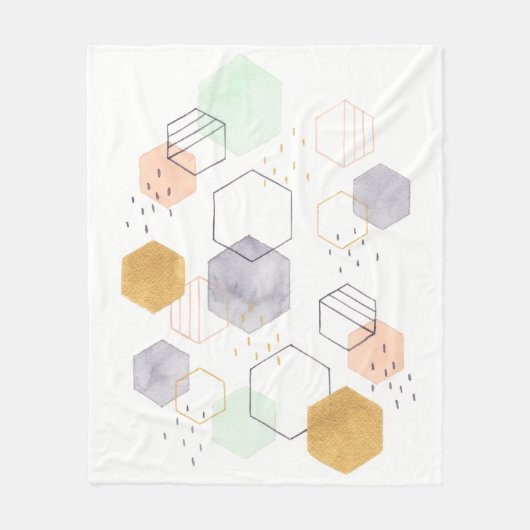 Couverture Polaire Scatter hexadécimal (Devant)