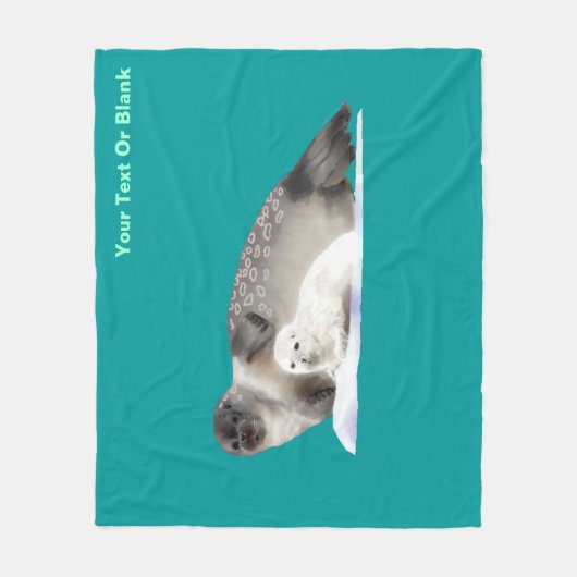 Couverture Polaire Sceau annelé (Devant)