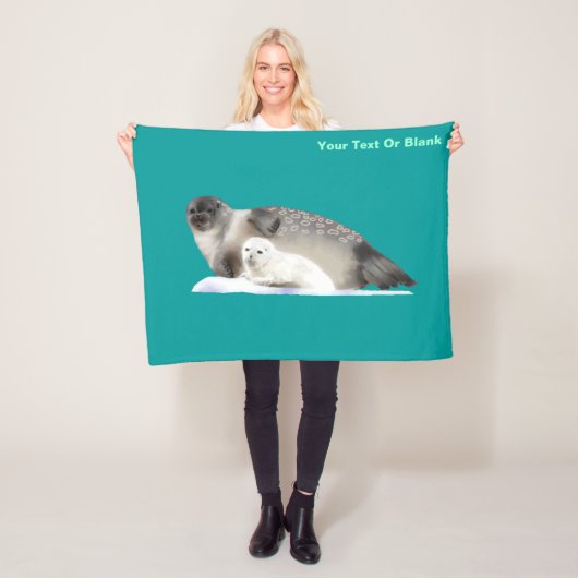 Couverture Polaire Sceau annelé (En situation)