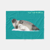 Couverture Polaire Sceau annelé (Devant (Horizontal))