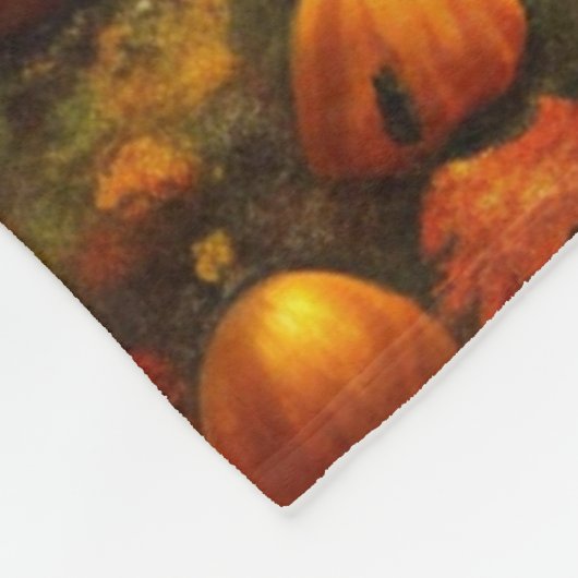 Couverture Polaire Scène automne (Coin)