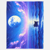 Couverture Polaire Scène de bateau d'Artsy (Devant)