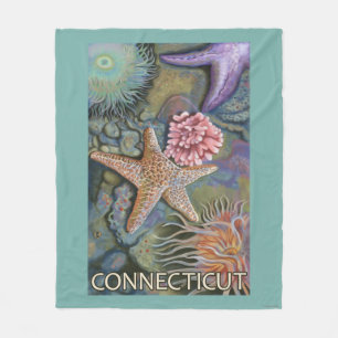 Couverture Polaire Scène de ConnecticutTidepool