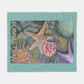 Couverture Polaire Scène de ConnecticutTidepool (Devant (Horizontal))