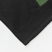 Couverture Polaire Scène de golf discal forestier drôle  (Coin)