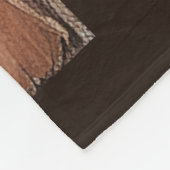 Couverture Polaire Scène de la faune sauvage australienne de Lizard (Coin)