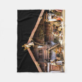 Couverture Polaire Scène de la Nativité de Noël (Devant)