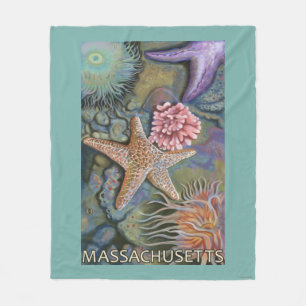 Couverture Polaire Scène de MassachusettsTidepool