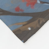 Couverture Polaire Scène de Noël australienne Kelpie (Coin)