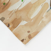 Couverture Polaire Scène de plage (Coin)