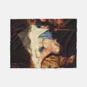 Couverture Polaire Scène des maîtres de Noël (Devant (Horizontal))