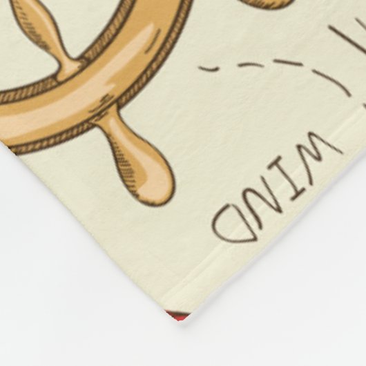 Couverture Polaire Scène océanique (Coin)