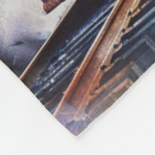 Couverture Polaire Scenic Landscape with Train (Coin)